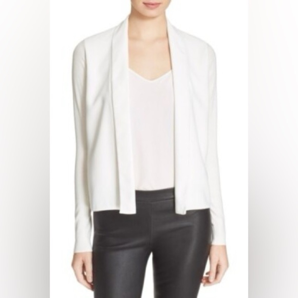 Ted Baker White Open Front Blazer